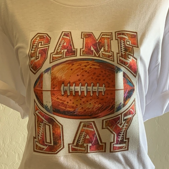 Graphic Game Day Football Tee - Picture 2 of 3